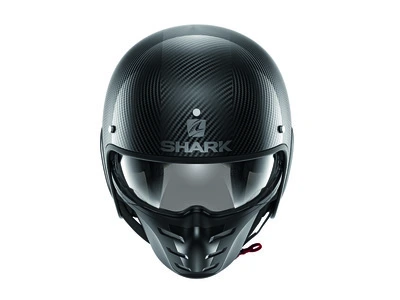 zdjęcie przodu kasku motocyklowego shark s-drak carbon 2