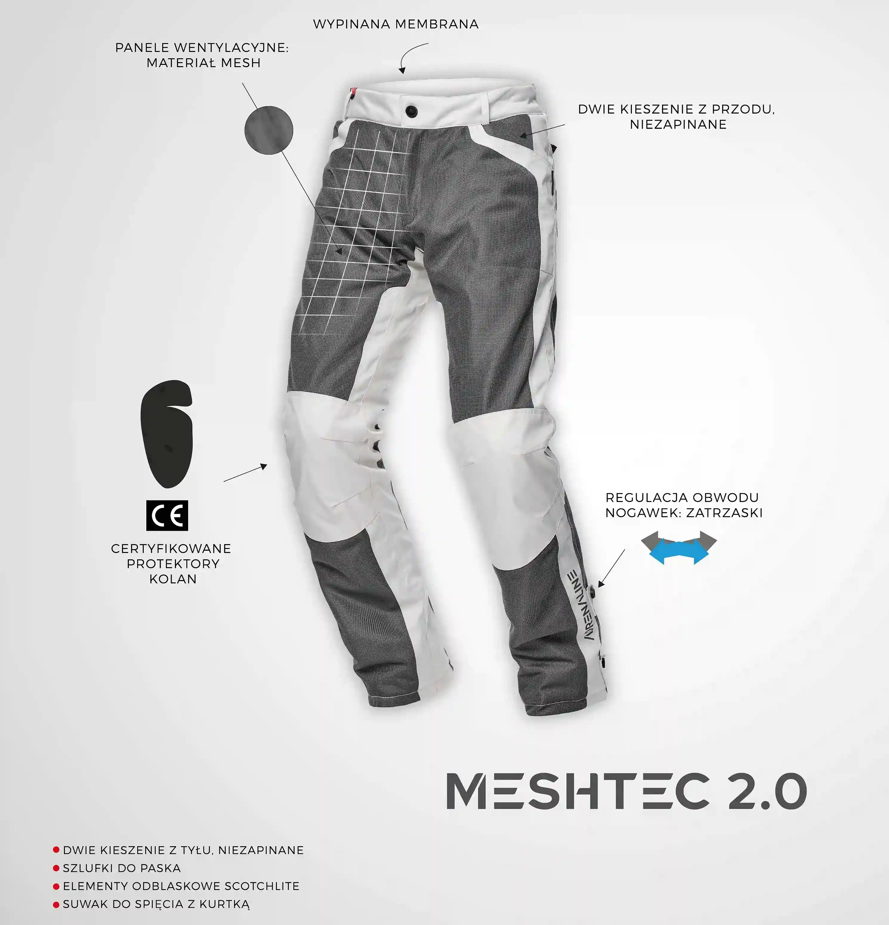 schemat spodni Meshtec 2.0 PPE