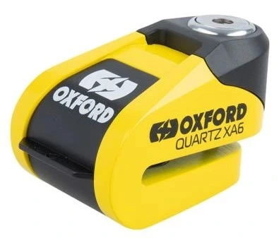zdjęcie blokady tarczy hamulcowej z alarmem Oxford Quartz XA6